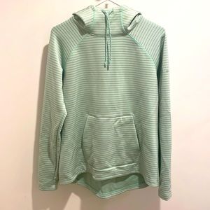 Columbia NWOT striped stretchy pull on hoodie